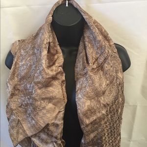 AGT Brown Paisley scarf